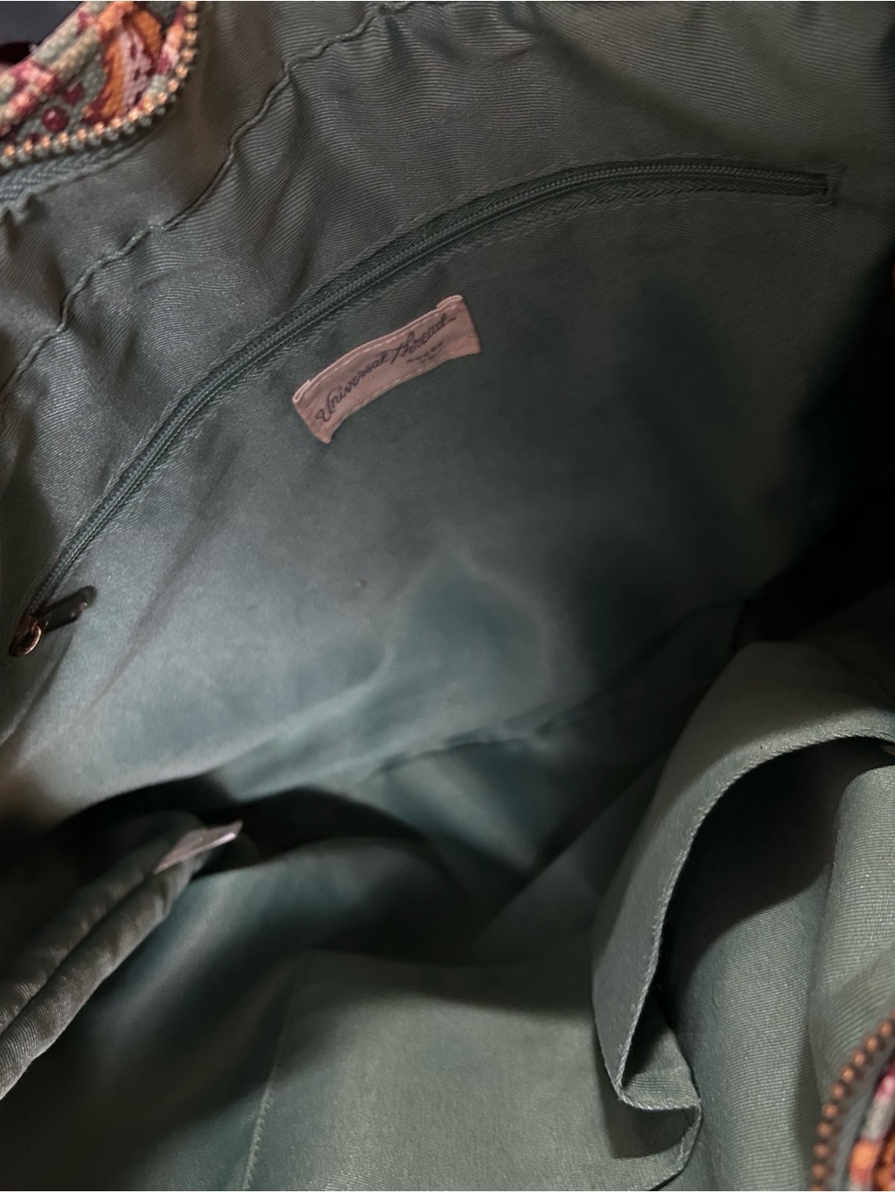 Universal Thread Pattern Canvas Tote Bag - Picture 4 of 4